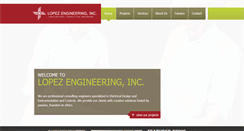 Desktop Screenshot of lopezengineering.com